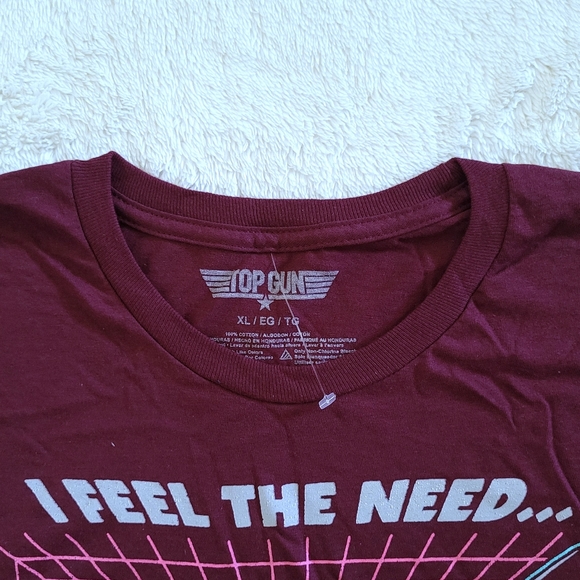 Mad😡 Engine Global🌎 LLC Top Gun⚓️ "I Feel The Need...The Need For Speed" Tee - Picture 3 of 10